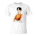 Daw Aunganuu Kyi-Signature 長袖tシャツ Tシャツ