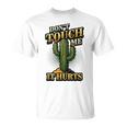 Don't Touch Me It Hurts – サボテンの反社会的ユーモア Tシャツ