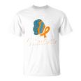 Early Detection Matters Ribbon Appendix Cancer Awareness 長袖tシャツ Tシャツ