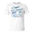 El Tunco エルサルバドル ヴィンテージ アンティーク調 ヤシの木 サーフ Tシャツ