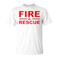 Fire Rescue 消防士 消防士 キッズ 若者 大人 男の子 女の子 Tシャツ