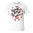 First Mother’S Day Est 2025 Cute New Mom Flowers T-Shirt