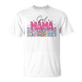 Floral Girl Mama Girl Mom Blessed Mama Vibes Mother's Day T-Shirt