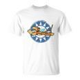 Flying Tigers カーティス P-40B ウォーホーク 第二次世界大戦 飛行機 長袖tシャツ Tシャツ