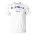 Ft Lauderdale スポーツアパレル フィットネス レトロ Tシャツ