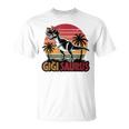 Gigisaurus Dinosaur Grandma Matching Family Saurus T-Shirt
