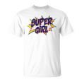 Girl Comicuper Retro Cool 長袖tシャツ Tシャツ