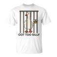Goose Got Tooilly Hilariousilly Goose Gese Duck Meme Tシャツ
