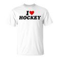 I Heart Hockey Tシャツ