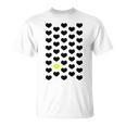 Heart Yellow 長袖tシャツ Tシャツ