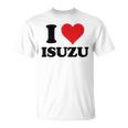 I Heart いすゞ ファーストネーム I Love パーソナライズ Tシャツ