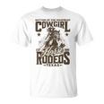 Hoofbeatのリズム カウガール 馬 ロデオ テキサスホース Tシャツ