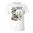 Hot Ghoul Summer Spooky Boo Beach Halloween Summerween Women T-Shirt