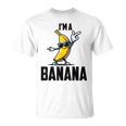 I'm A Banana シャツ かわいい 面白い バナナ コスチューム メンズ レディース キッズ Tシャツ