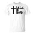 Jesus Is Lord 十字架 信仰 クリスチャン 聖書 神聖 Tシャツ