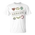 Justice Leagueymbols Blue T-Shirt