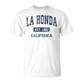 La Honda カリフォルニア Ca ビンテージ アスレチック スポーツデザイン Tシャツ