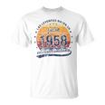 Las Leyendas Nacen En Julio 1958 Hombre Retro Camiseta unisex