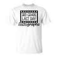 Last Day サイン入り 卒業 3年生 記念品 Tシャツ