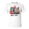 London Uk イギリス ノベルティ グラフィック お土産 ロンドン Tシャツ