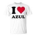 I Love Azul Tシャツ