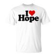 I Love Heart Hope Namee On A Tシャツ