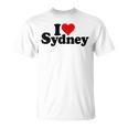 I Love Heartydneyyd Namee Australia Tシャツ