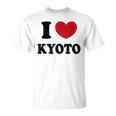 I Love Kyoto 京都が大好きです Tシャツ