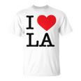 I Love La Top I Heart Los Angeles バケーションギフト Tシャツ