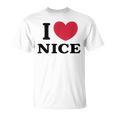 I Love Nice アイ・ラブ・ニース Tシャツ