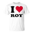 I Love Roy Tシャツ