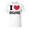 I Loveingapore シンガポールが大好き Tシャツ