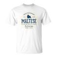 Maltese ギフトヴィンテージマルチーズ Tシャツ