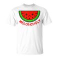 Meloncholy 面白い スイカ しゃれ フルーツ好き。 Tシャツ