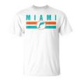 Mia マイアミ ローカルスタンダード Mia レトロ ドルフィン マイアミ Fl クラシック Tシャツ