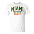 Miami Property 305 ストリートウェア マイアミシティカルチャースタイル Tシャツ