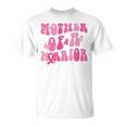 Mother Of A Warrior 乳がん啓発 ピンクリボン 長袖tシャツ Tシャツ