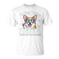 My Dog Thinks I'm Cool Corgi Dog Lover 長袖tシャツ Tシャツ