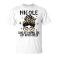 Nicole コスチューム かわいい 定義 名入れ Nicole Tシャツ