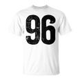 Número 96 Camiseta unisex