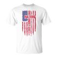 One Nation Under God American Flag Patriotic Christian T-Shirt