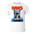 Paws Cat Lover ホラー映画 パロディ Tシャツ