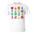 Pre-K Teachershape Learning 教育者向け 算数の日 Tシャツ