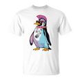 Punkuin 面白い パンクロック パンクロック ペンギン 長袖tシャツ Tシャツ