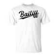 Retrowoosh Job Title Bailiff Tシャツ