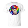 Santaclaus Rainbow 長袖tシャツ Tシャツ