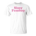 Sissy Femboy Crossdressing Aesthetic Tシャツ