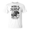 Smyrna Delaware Usa ホットロッド ビンテージスタイル カーデザイン Tシャツ