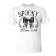 Spooky Mamas Club ソーシャル ハロウィン ダークコケット ブラック リボン Tシャツ