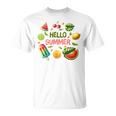 Summeribes ビーチバケーション ハローサマー トロピカル 楽しいデザイン Tシャツ